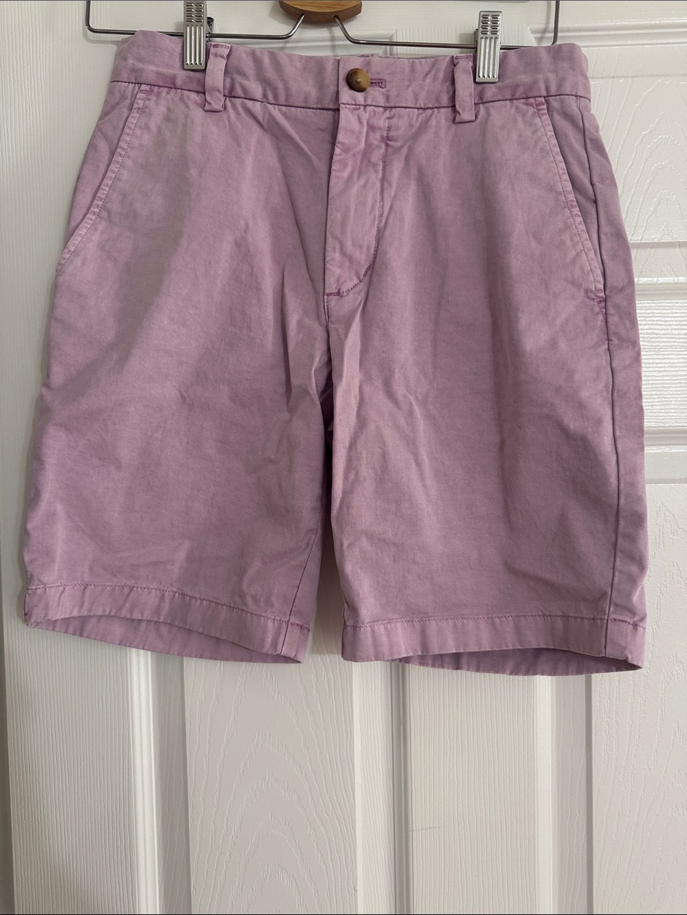 Vineyard Vines Men’s Lavender Flat Front Chino Shorts